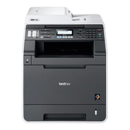 Brother MFC-9460CDN Color Fax Manuel utilisateur | Fixfr