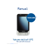 YAKUMO DELTAX GPS Manuel utilisateur