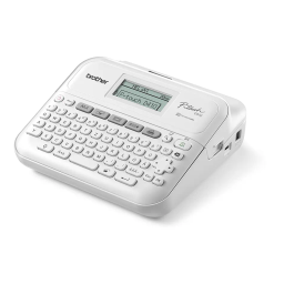 Brother PT-D410 P-touch Guide d'installation rapide | Fixfr