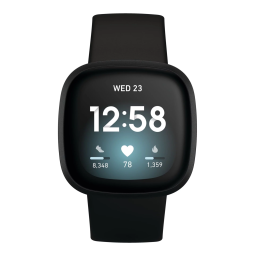 Fitbit VERSA 3 BLACK Montre connectée, activity tracker ou montre de sport Manuel du propriétaire | Fixfr