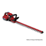 Toro Electric Battery String Trimmer 60V MAX* Flex-Force Power System 51835T - Tool Only Manuel utilisateur