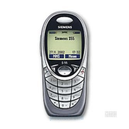 Siemens S55 Manuel d'utilisation | AI Chat & PDF | Fixfr