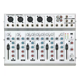 Behringer UBB1002 Mixer Manuel du propriétaire | Fixfr