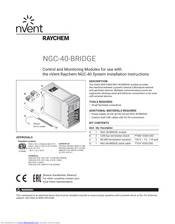nVent RAYCHEM NGC-40 BRIDGE: AI Chat & PDF | Fixfr