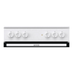 Gorenje FR6A1A-GSDC2 Cuisini&egrave;re &eacute;lectrique GEC6A11SG Une information important