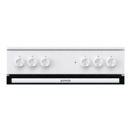 Gorenje FR6A1A-GSDC2 Cuisinière électrique GEC6A11SG Une information important | Fixfr