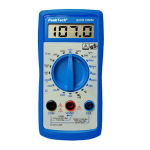 PeakTech P 1070 300V AC / DC digital multimeter Manuel du propri&eacute;taire