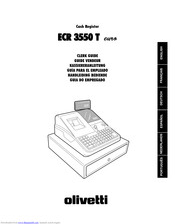 Olivetti ECR 3550 T Manuel utilisateur | Fixfr