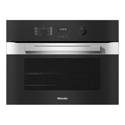 Miele H 2840 B Four compact design facile à combiner Manuel utilisateur | Fixfr