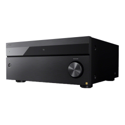 Savant STRAZ5000ES SONY ES RECEIVER 11.2 130W/CH UP TO 8K Manuel utilisateur | Fixfr