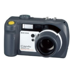 Ricoh Caplio 500G wide Manuel utilisateur | Fixfr