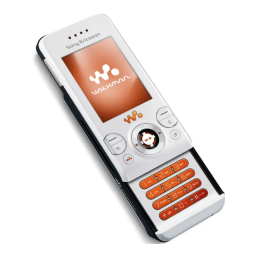 Sony Ericsson W580i Manuel utilisateur | Fixfr