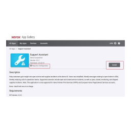 Xerox Support Assistant App Guide d'installation | Fixfr