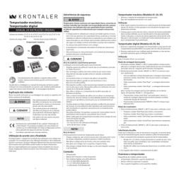 Krontaler GT-KT-21-01,KT-21-02,KT-21-03,KT-21-04,KT-21-05,KT-21-06 Kitchen Timer Manuel utilisateur | Fixfr
