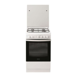 Indesit IS5G2PCW/FR Cooker Manuel utilisateur | Fixfr