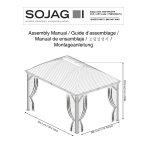 Manuel d'assemblage Gazebo Sojag | Chat IA et PDF