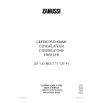 Zanussi ZVF 120 Manuel utilisateur