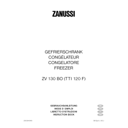 Zanussi ZVF 120 Manuel utilisateur | Fixfr