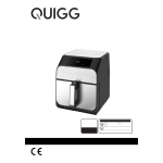 Quigg GT-AF-01 Air Fryer, XXL Manuel utilisateur