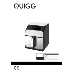 Quigg GT-AF-01 Air Fryer, XXL Manuel utilisateur | Fixfr