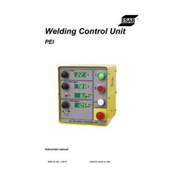 Welding Control Unit PEI