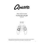 Qware TV-64PK, TV-64BU : Manuel + Chat IA