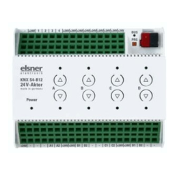Elsner KNX S4-B12 24 V Manuel utilisateur | Fixfr