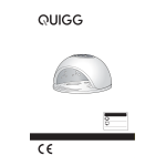 Quigg GT-ND-01 UV LED nail dryer Manuel utilisateur