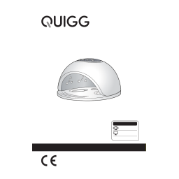 Quigg GT-ND-01 UV LED nail dryer Manuel utilisateur | Fixfr