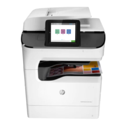 HP PageWide Managed Color MFP P77950 Printer series Manuel utilisateur | Fixfr