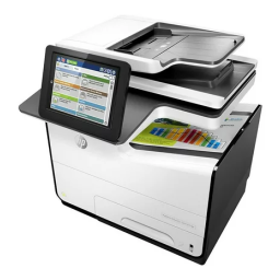 HP PageWide Managed Color MFP E58650 series Manuel utilisateur | Fixfr