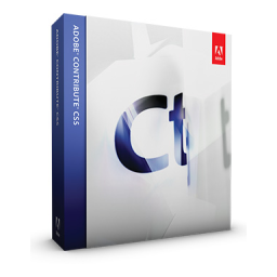 Adobe Contribute CS5 Manuel utilisateur | Fixfr