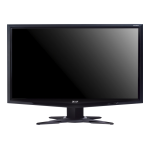 Acer G235HL Monitor Guide de d&eacute;marrage rapide