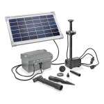 esotec 101923 Solar Teichpumpenset 8/300 LED Professional Mode d'emploi