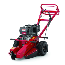 Toro SGR-13 Stump Grinder Tree Care Product Manuel utilisateur | Fixfr