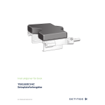 Getinge 100578C0 Table Top for Paediatric Surgery Mode d'emploi