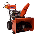 Simplicity INTERMEDIATE SNOWTHROWER Manuel utilisateur