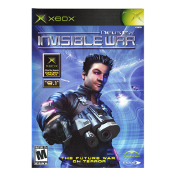 GAMES MICROSOFT XBOX DEUS EX-INVISIBLE WAR Manuel utilisateur | Fixfr