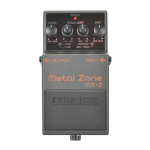 Boss MT-2W Metal Zone Manuel utilisateur