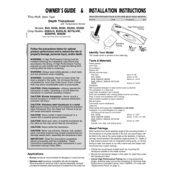 B45, B258, B260, B265LH, B265LM, B275LHW, B285HW, B285M, SS260, SS505 Stem Type