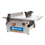 King Canada KC-3003N 7&quot; PORTABLE TILE SAW Manuel utilisateur