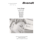 Brandt BWF5742CS Manuel utilisateur