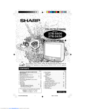 Sharp 27R-S400 Manuel utilisateur | Fixfr