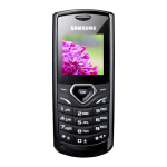 Samsung GT-E1175T Manuel utilisateur