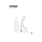 Extech Instruments TG20 Wire Tracer Kit Manuel utilisateur