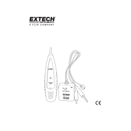 Extech Instruments TG20 Wire Tracer Kit Manuel utilisateur | Fixfr