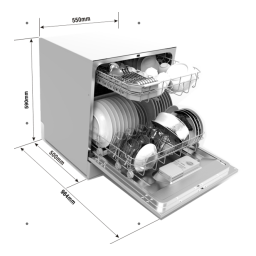 ROSIERES RDCP 8S-04 Dishwasher Manuel utilisateur | Fixfr