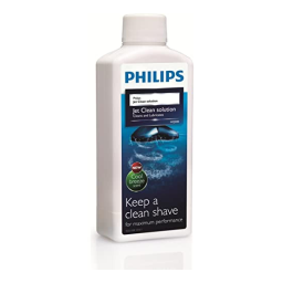 Philips HQ203/50 Solution de nettoyage Jet Clean Manuel utilisateur | Fixfr