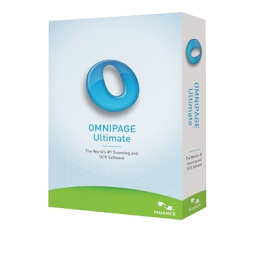 Nuance Omnipage Ultimate Manuel utilisateur | Fixfr