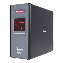 RocketFish RF1025VA Battery Backup and Power Management System Guide d'installation rapide | Fixfr